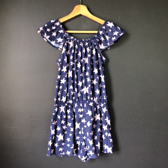 Cat & Jack Star Spangled Romper - Picture 4 of 4